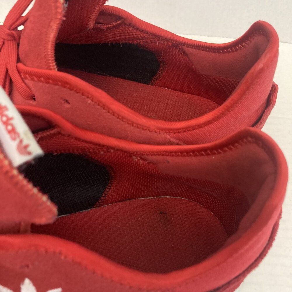 Adidas Sabalo Shoes Mens Size 13 Red Suede Skate Sneakers Low Top Classic Style - Picture 9 of 16